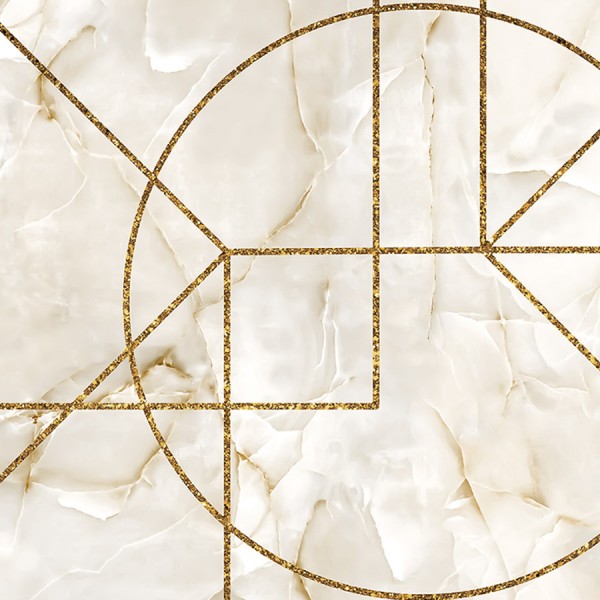 Bézs arany márványmintázatú fali poszter (több méretben) 13721