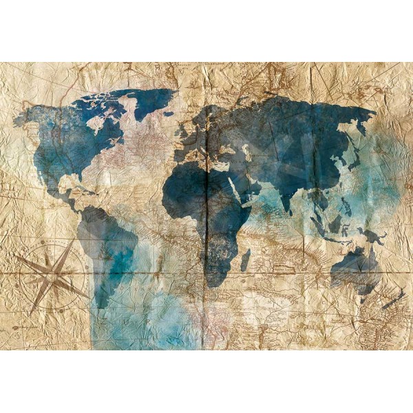Vintage stílusú világtérkép poszter (több méretben) 13849