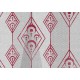 Elegáns fali poszter szürke bordó mintázattal (200x280 cm) HK154