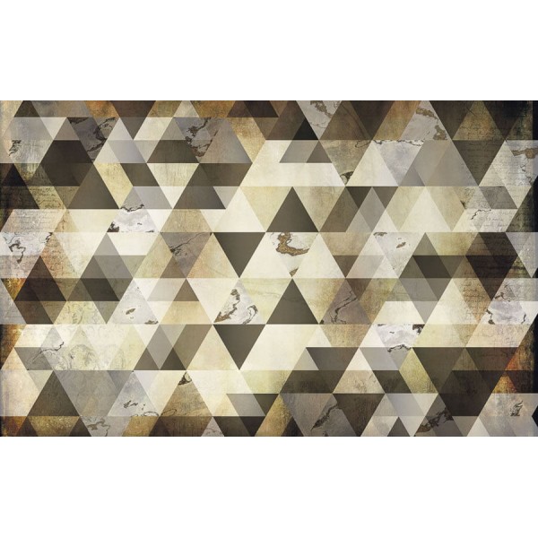 Barna-szürke geometrikus poszter 6025A-VD4 (400x250 cm)