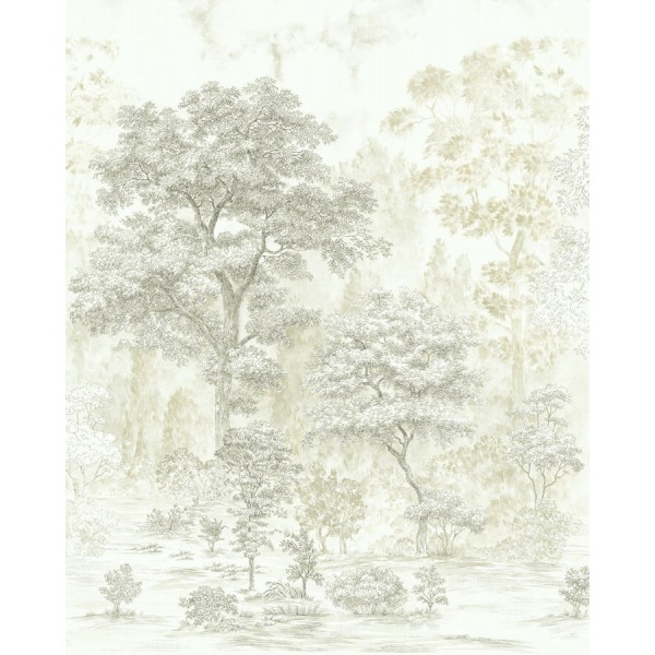 Világos növénymintás design poszter (200x250 cm)  JK02504