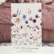 Colorful virágos tapéta, pasztell színekkel INK7286 (vlies, 200 x 280 cm)