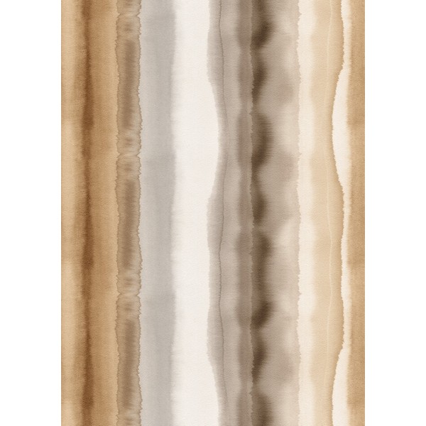 Esbjerg bézs-barna csíkos design tapéta, festett hatású  (200X280 cm) INK7503