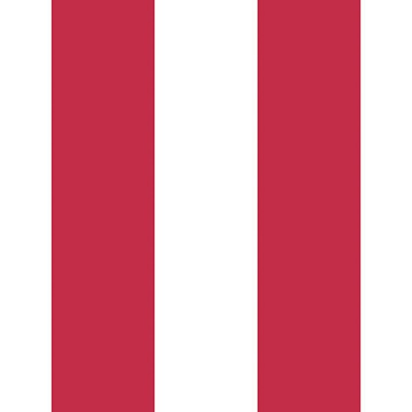 Thomas piros-fehér csíkos tapéta