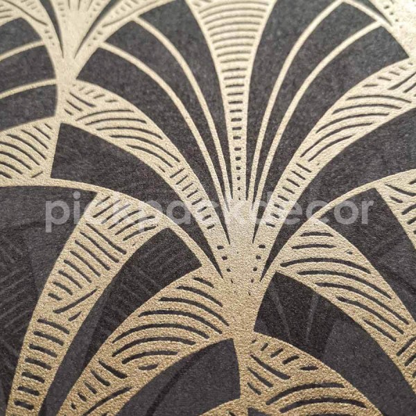 1930 szürke-arany art déco mintás tapéta 85739525