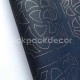Botanica sötétkék tapéta elegáns mintával 85936612