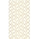 Around fehér arany kör mintás design tapéta 102900020