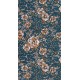 Olinda nagy virágos design tapéta, kék, barna 103066343
