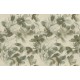 Zen zöld virág- és levélmintás vinyl tapéta (106 cm széles) 72952