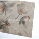 Zen barna virág- és levélmintás vinyl tapéta (106 cm széles) 72955
