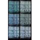 Smart Art indusztriális poszter fém konténerekkel,  kék (159 x 270 cm) 47217
