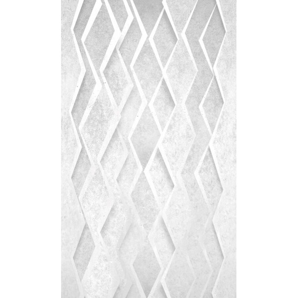Smart Art elegáns posztertapéta világosszürke geometrikus mintával (159 x 270 cm) 47240