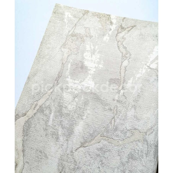 Moderna elegáns márvány mintás tapéta, krém (106 cm széles) 49350